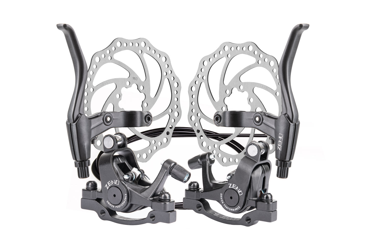 gravel bike mechanische scheibenbremse Komplettset Scheibenbremse gespiegelt mechanisch ZENO