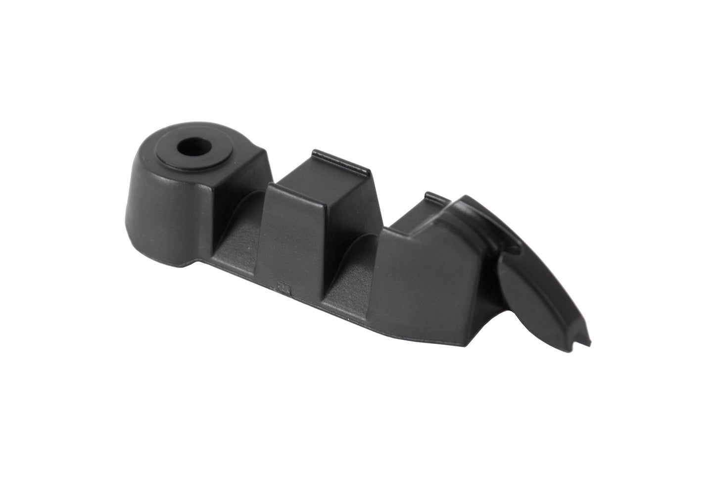Sensorhalter ICE für Motorsensor Shimano Steps passend für ICE Sprint X, Adventure und Adventure HD. Ansicht diagonal vorn.