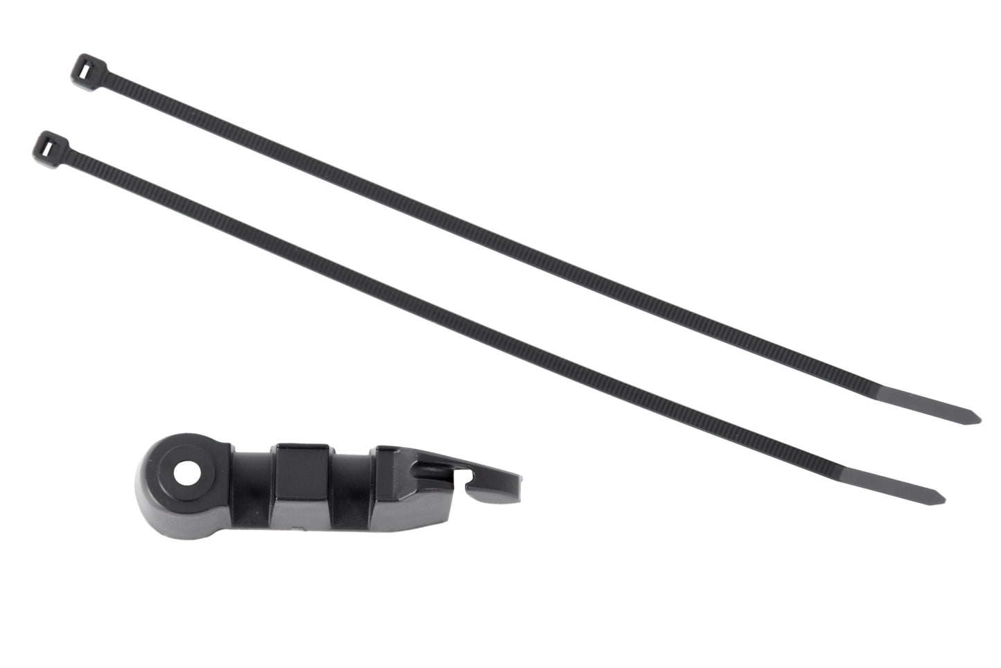 Sensorhalter ICE für Motorsensor Shimano Steps passend für ICE Sprint X, Adventure und Adventure HD. Ansicht komplett mit Montagezubehör.