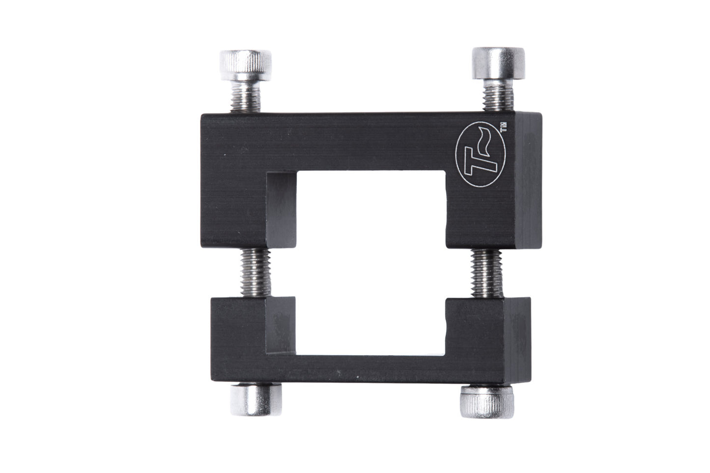 Rahmenklemmschelle T-Cycle für Frontverkleidung und Akkuhalter passend für Anthrotech 35x35mm Vierkant. Ansicht seitlich.