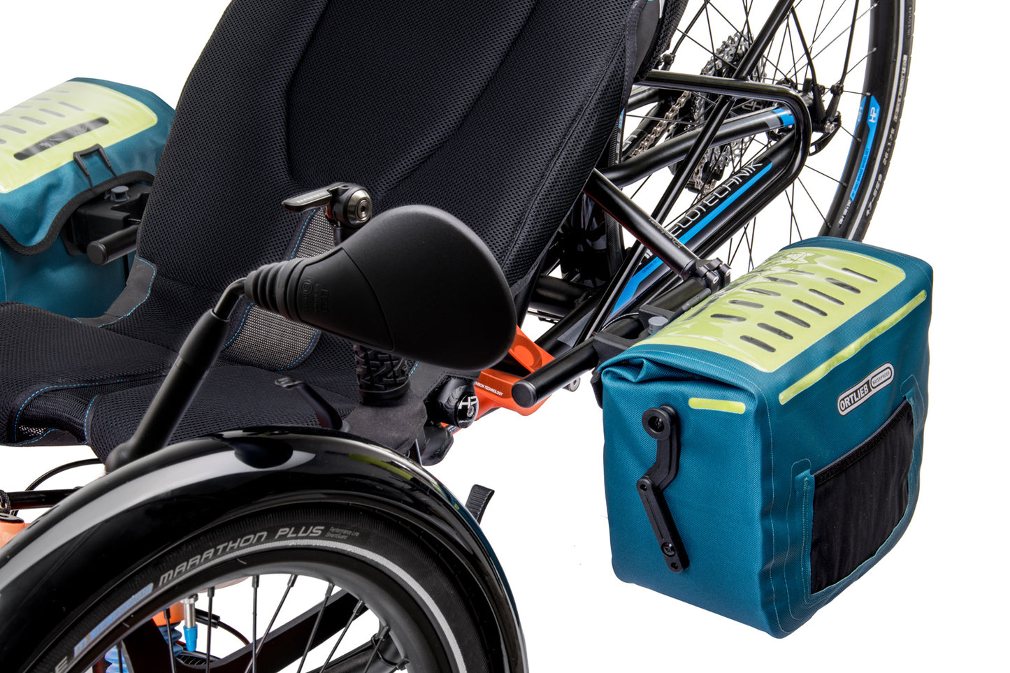 Seat Side Mount for HP Velotechnik mesh seat