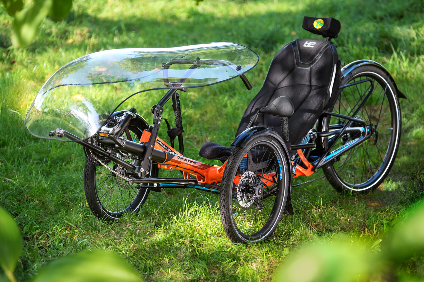 Wetterschutz T-Cycle Frontverkleidung WINTR am HP Velotechnik Scorpion