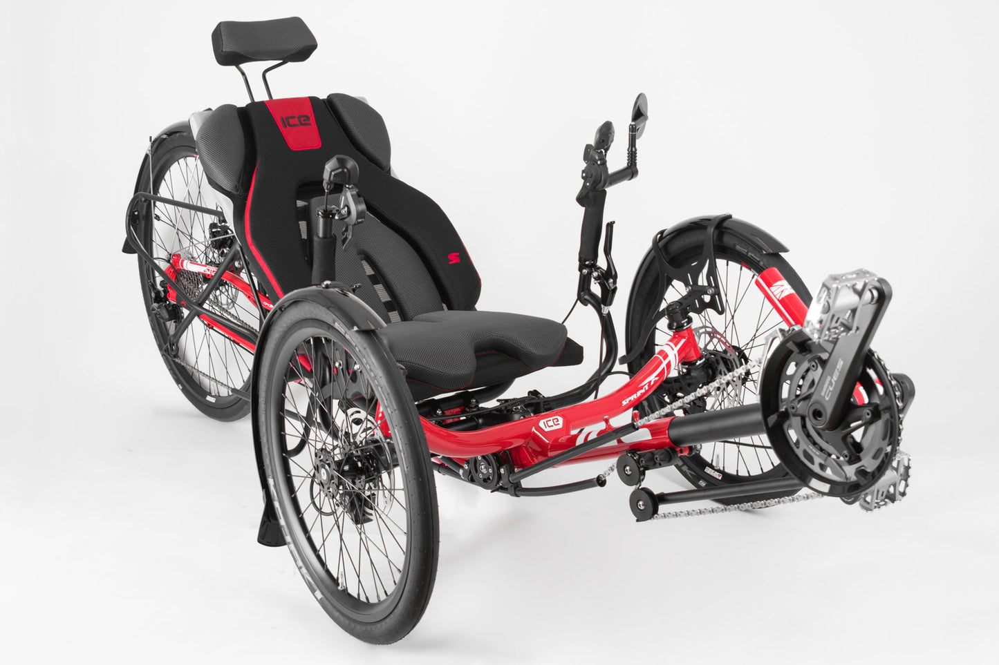 Sprint X passion red komplett Ansicht schräg seitlich von vorn
