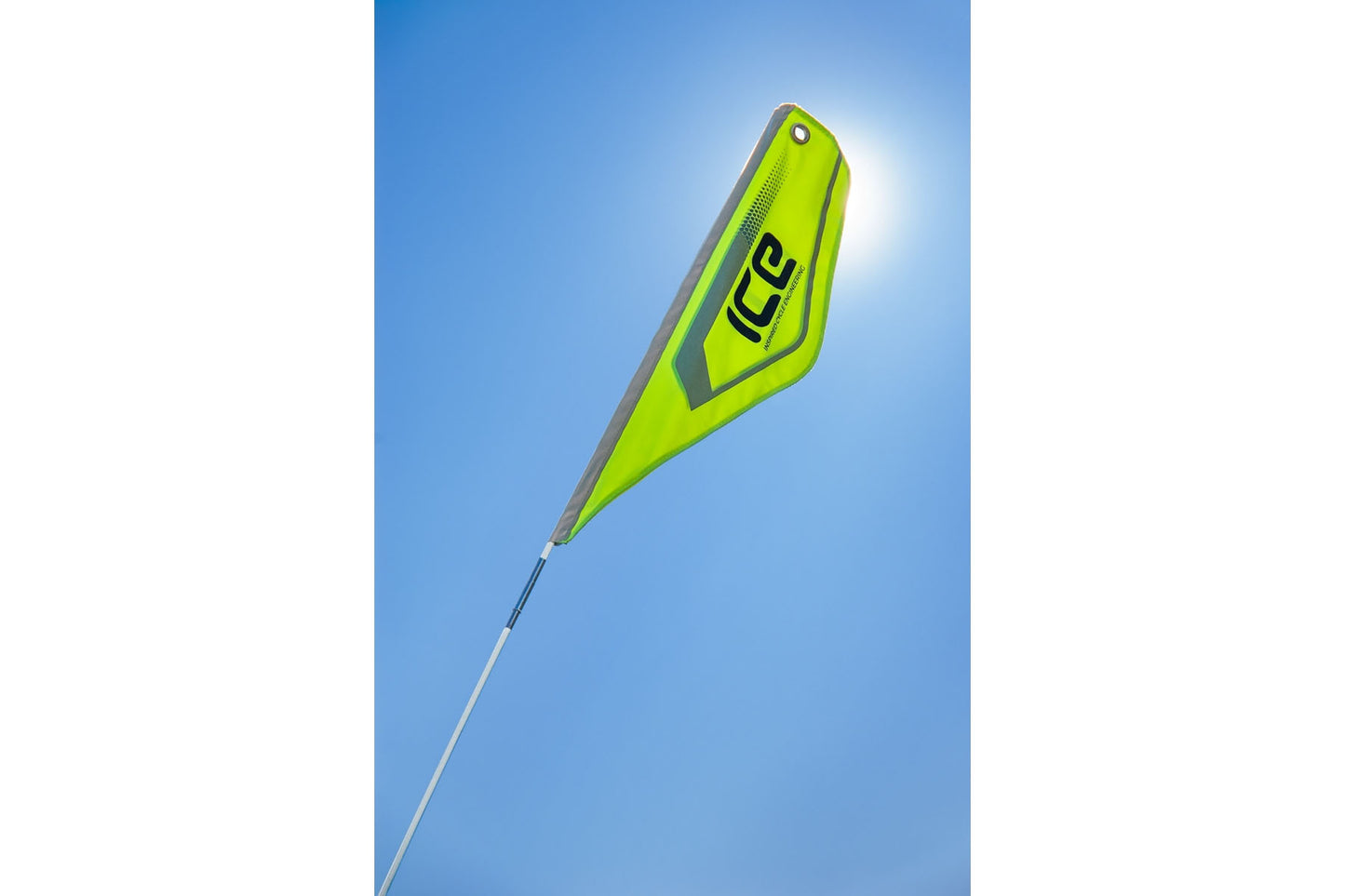 Flagge ICE dreiteilig gelb