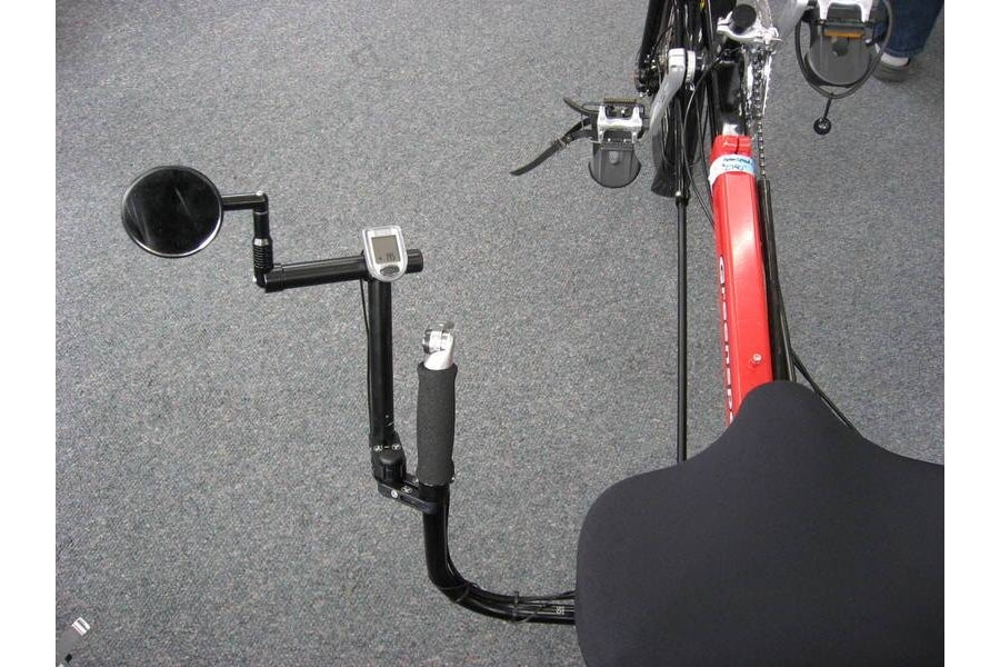 Cockpit Mount an Dreirad mit Untenlenker