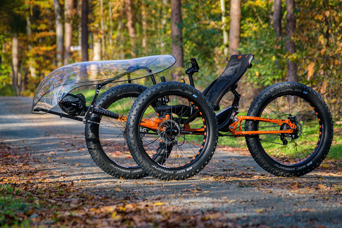 Wetterschutz T-Cycle Frontverkleidung WINTR montiert am ICE FULL FAT