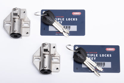 Gleichschliessendes Akkuschloss ABUS XPlus für Shimano Steps Paar
