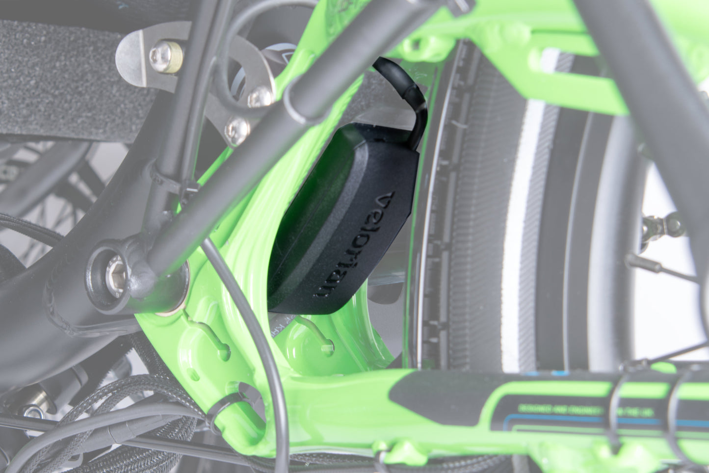 Blinkeranlage velorian Blinkerbox für ICE Trikes montiert am Liegedreirad.