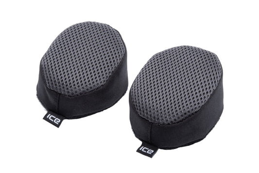 Polster ICE für Handablage, Paar. Aufsicht diagonal von oben.