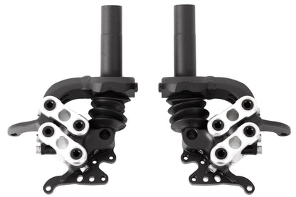 Radträger ICE mit Elastomerfederung für Trommel- und gespiegelte Scheibenbremse Paar Ansicht hinten