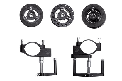 Kettenleitrollen Set für Liegedreirad Windcheetah ELITE komplett, Ansicht als Flatlay
