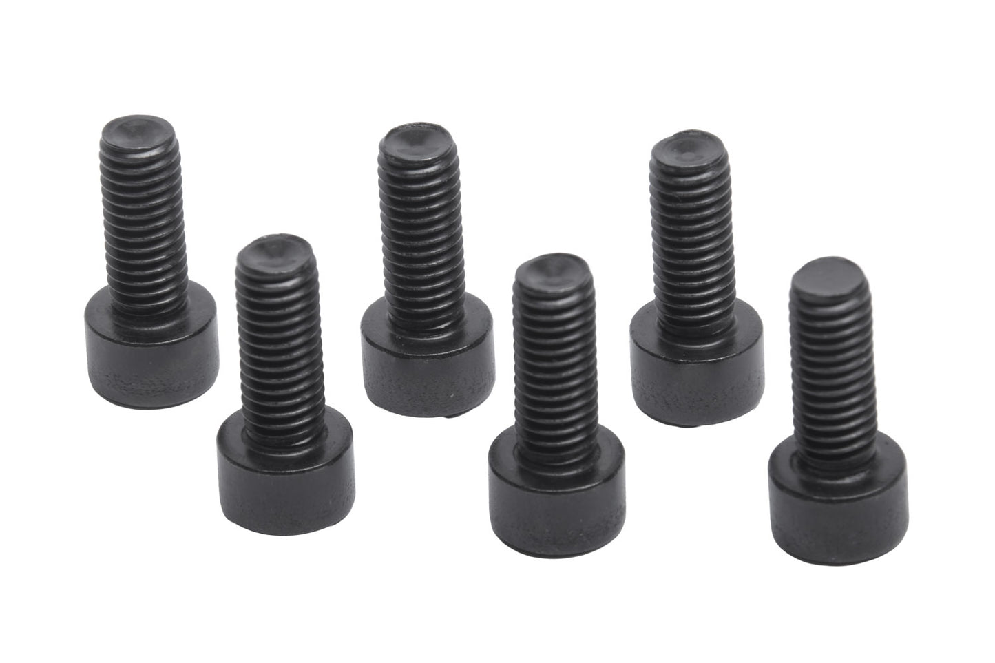 Innensechskantschrauben M8x20 mm, rostfrei, schwarz zur Befestigung des Shimano Steps Motor am Liegedreirad, Lieferumfang 6 Stück.