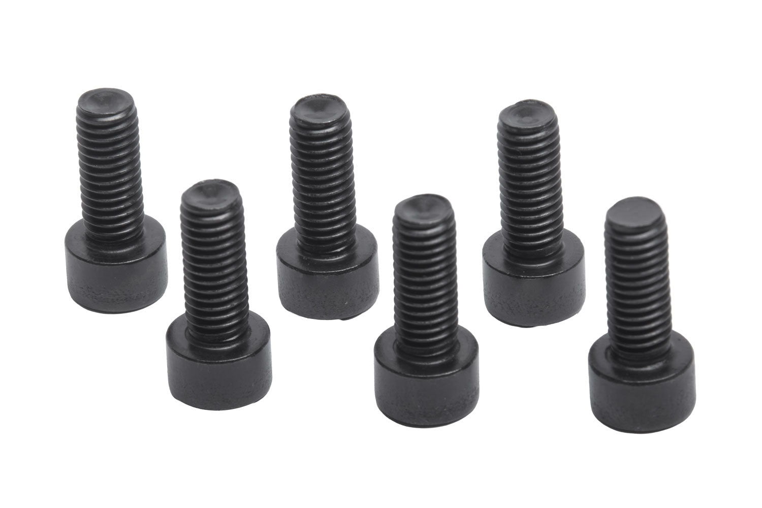 Innensechskantschrauben M8x20 mm, rostfrei, schwarz zur Befestigung des Shimano Steps Motor am Liegedreirad, Lieferumfang 6 Stück.