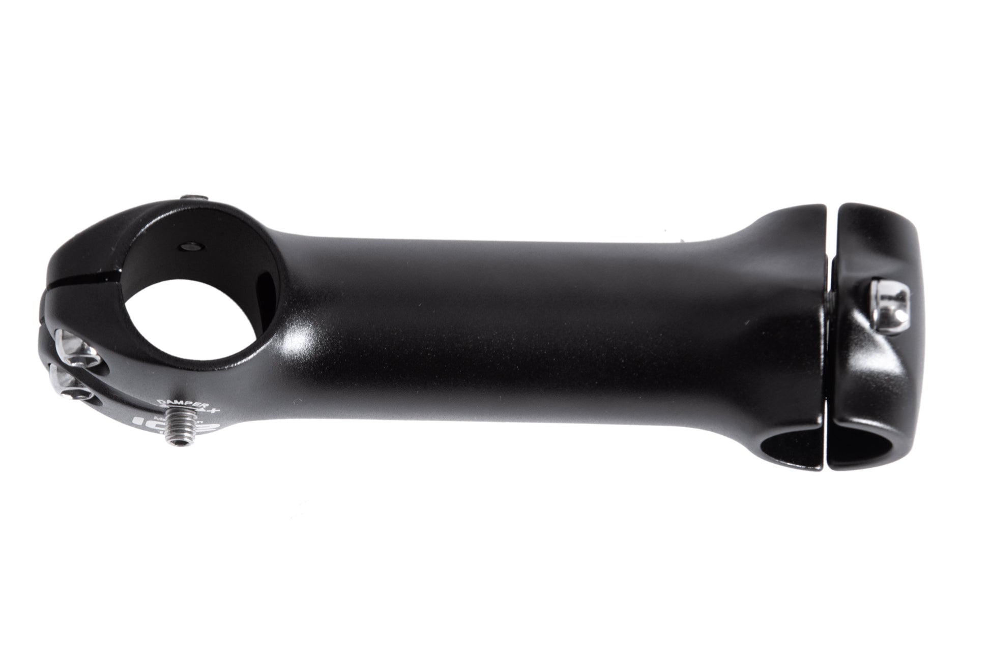 Vorbau von ICE 120mm mit Klemmschraube für Lenkungsdämpfung auf beiden Seiten. Ansicht von oben.