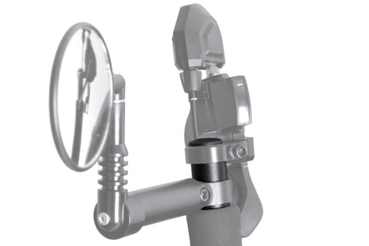 Lenkerverlängerung ICE 40mm mit Konus für Triggerschaltung, Ansicht montiert am Liegedreirad 